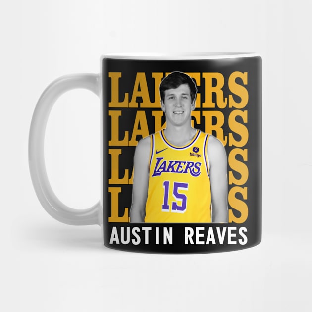 Los Angeles Lakers Austin Reaves by Thejockandnerd